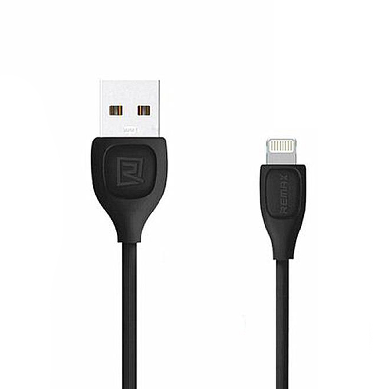 

Кабель USB - Lightning для зарядки iPhone 1 м 1.3А Remax Lesu черный