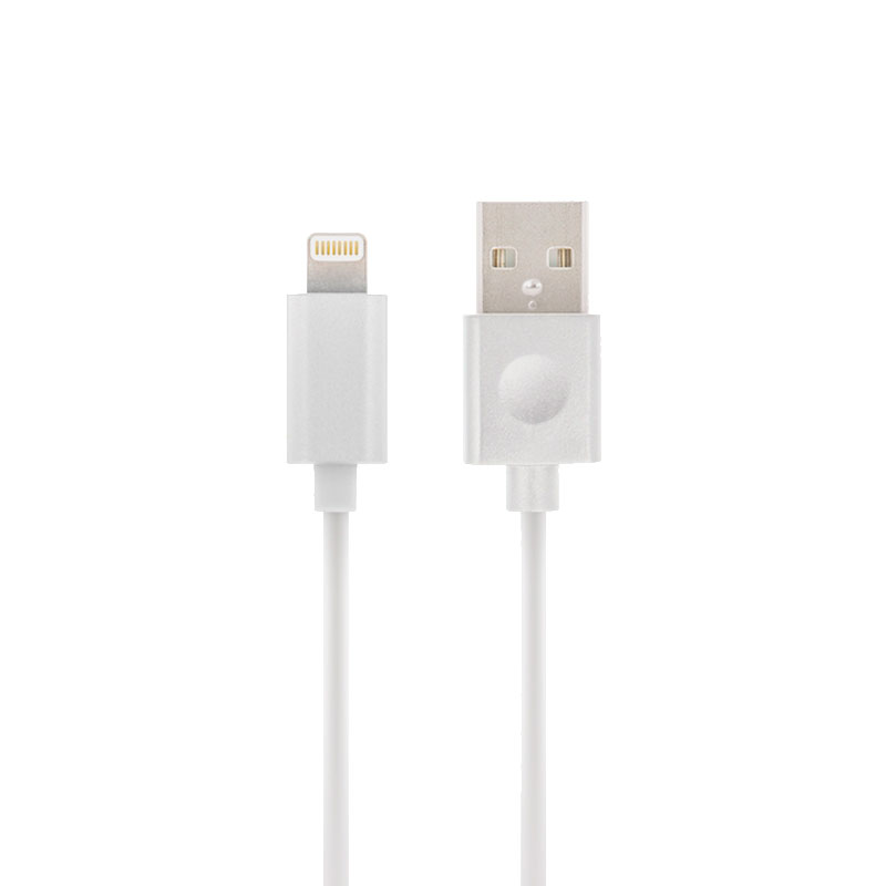 

Кабель USB - Lightning для зарядки iPhone 1 м 2A MFi Forever белый