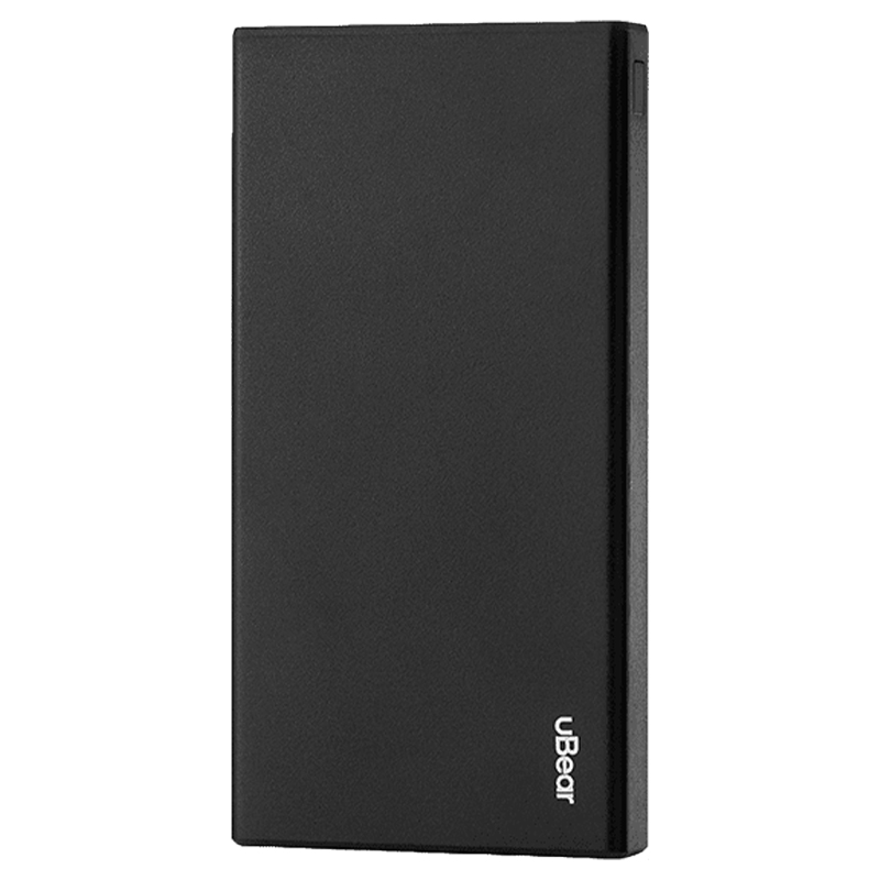 Внешний аккумулятор uBear Core 10000мАч (USB, Type-C, быстрая зарядка PD, QC, 18Вт) черный