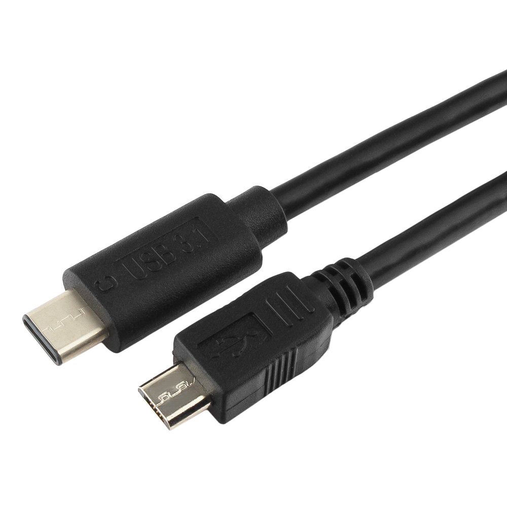 

Кабель Type-C - MicroUSB длина 1,8 м 3А Cablexpert черный