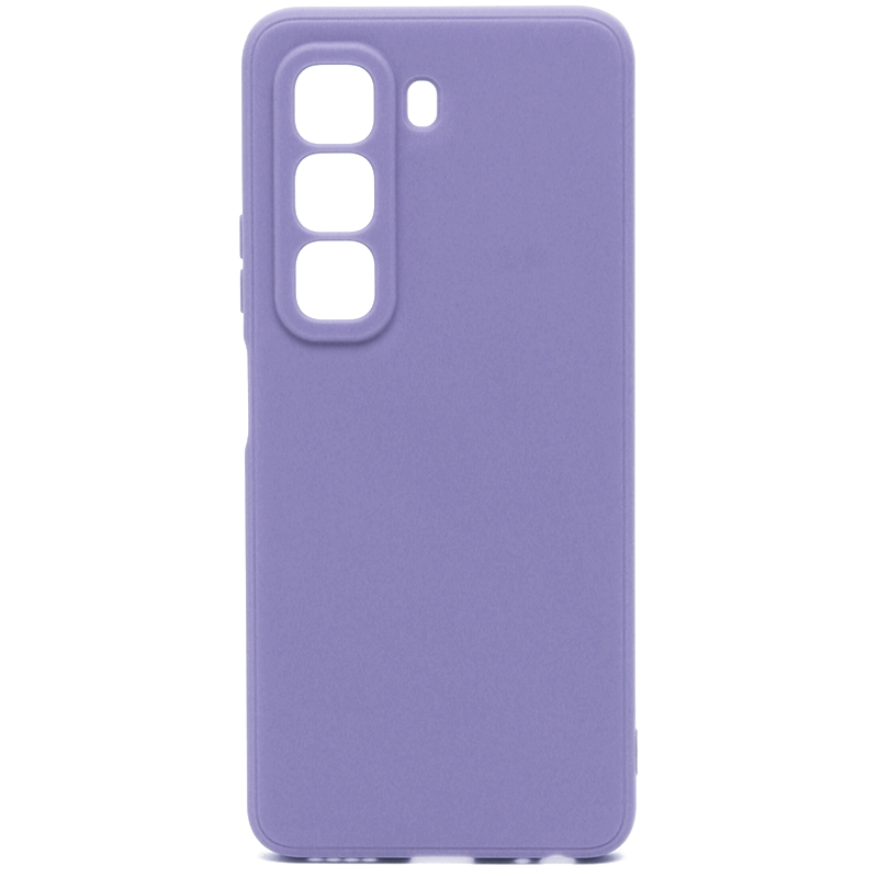 Чехол для Infinix Hot 50 Pro силиконовый Color Soft Touch фиолетовый