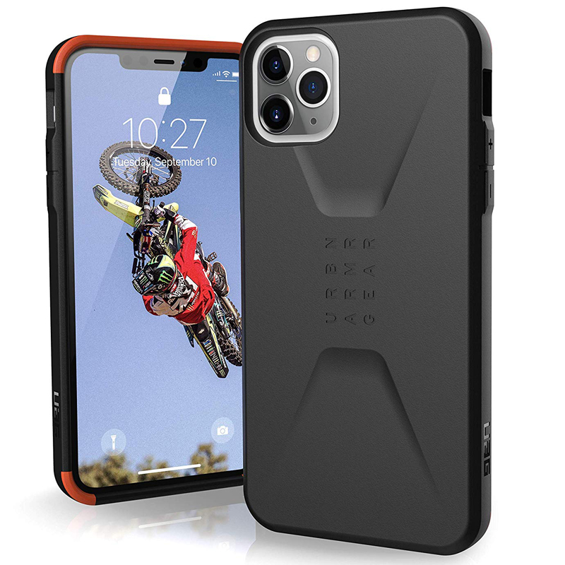 

Чехол для iPhone 11 Pro Max гибридный для экстремальной защиты Urban Armor Gear UAG Civilian черный