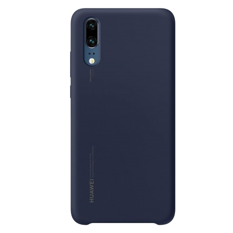 

Чехол для Huawei P20 силиконовый оригинальный Silicone Case индиго