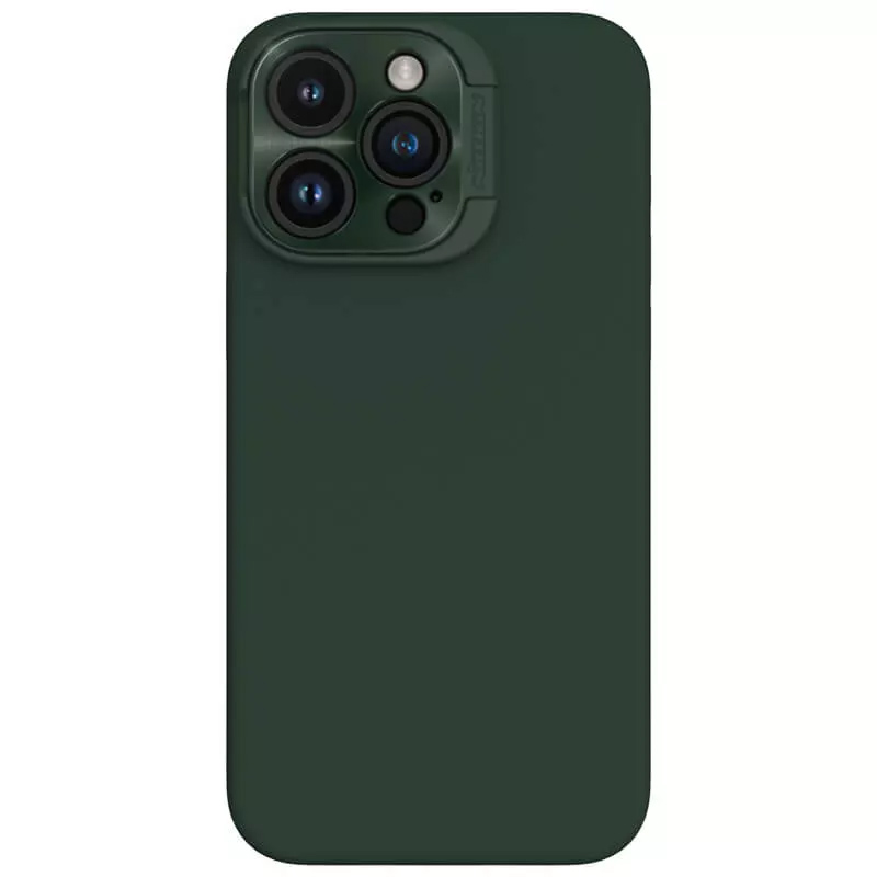Чехол для iPhone 15 Pro Max гибридный Nillkin LensWing MagSafe зеленый