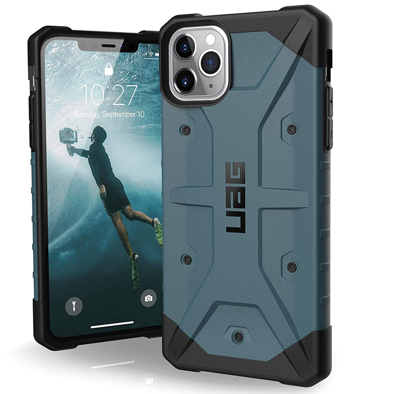 

Чехол для iPhone 11 Pro Max гибридный для экстремальной защиты Urban Armor Gear UAG Pathfinder графитовый