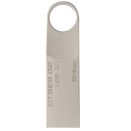 

Флешка Kingston DataTraveler SE9 G2 64Gb USB 3.0 металл серебристая