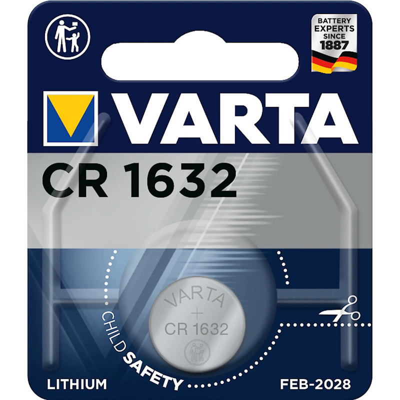 

Батарейка CR1632 литиевая Varta 1шт.