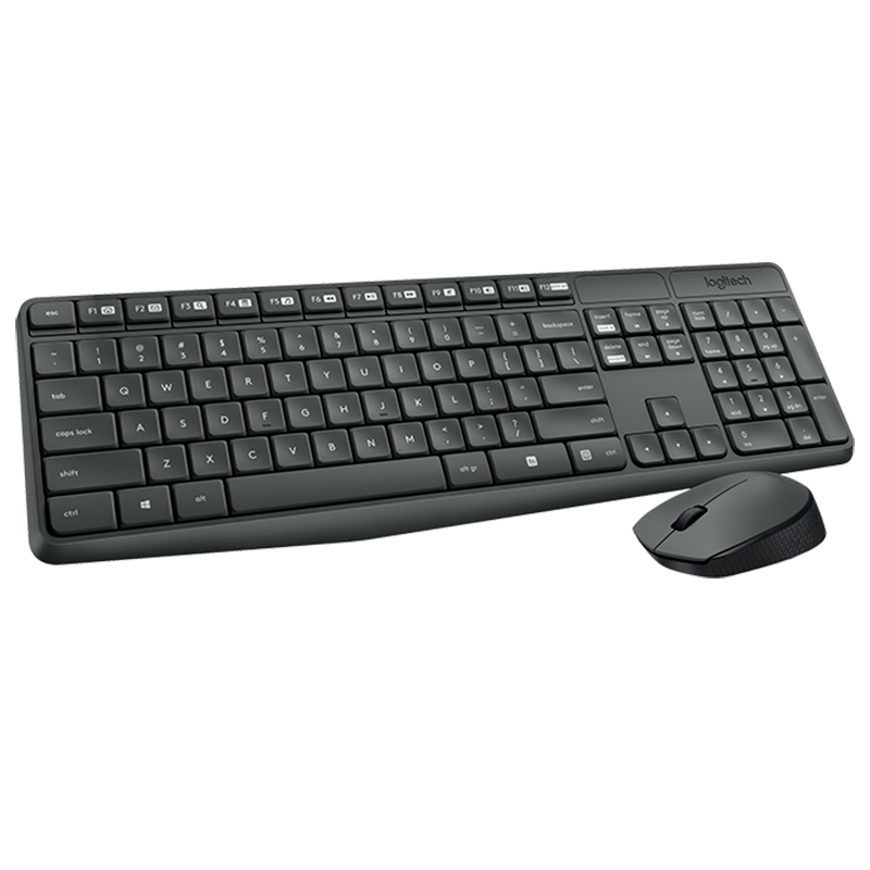 

Клавиатура + мышь беспроводные Logitech MK235 черные