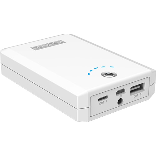 

Внешний аккумулятор Yoobao CP1 10400мАч (USB и Type-C выходы, ток 2.4А) белый