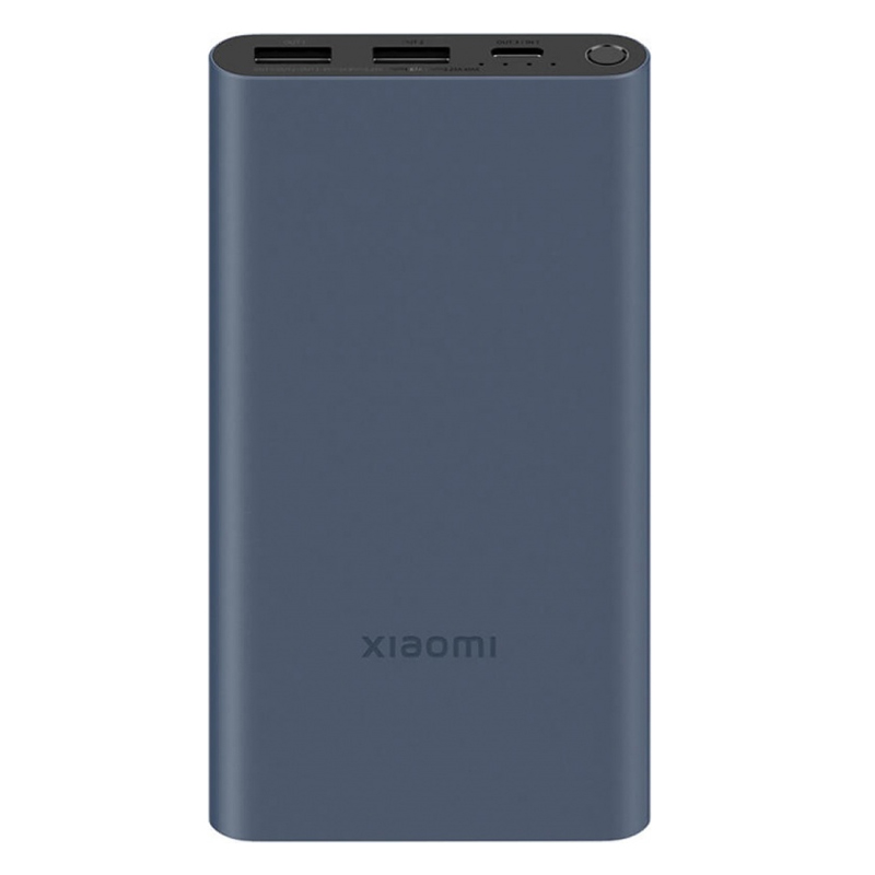 

Внешний аккумулятор Xiaomi Mi Power Bank 3 PB100DPDZM 10000мАч (2хUSB, Type-C, быстрая зарядка QC 3.0, 22.5Вт) темно-синий