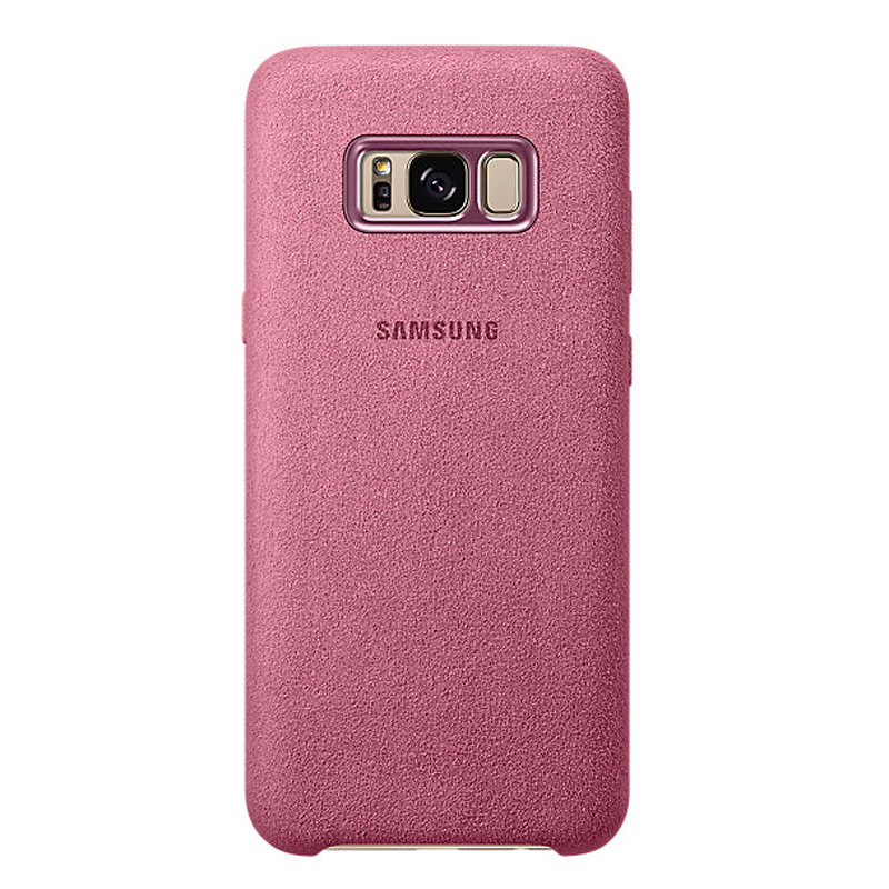 

Чехол для Samsung Galaxy S8+ G955F оригинальный Alcantara Cover EF-XG955APE розовый