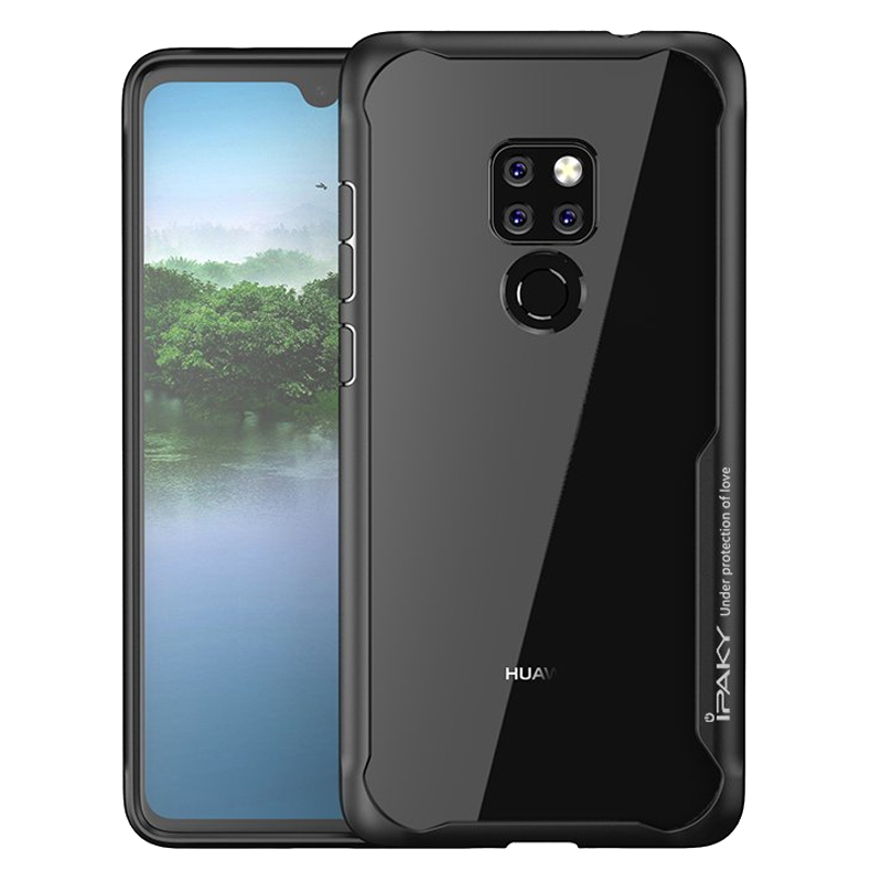 

Чехол для Huawei Mate 20 гибридный iPaky Survival прозрачно-черный