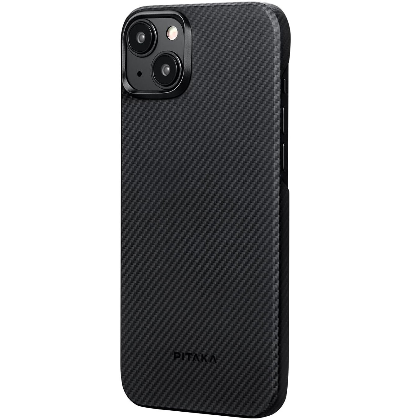 Чехол для iPhone 15 гибридный Pitaka MagEZ 4 600D черно-серый
