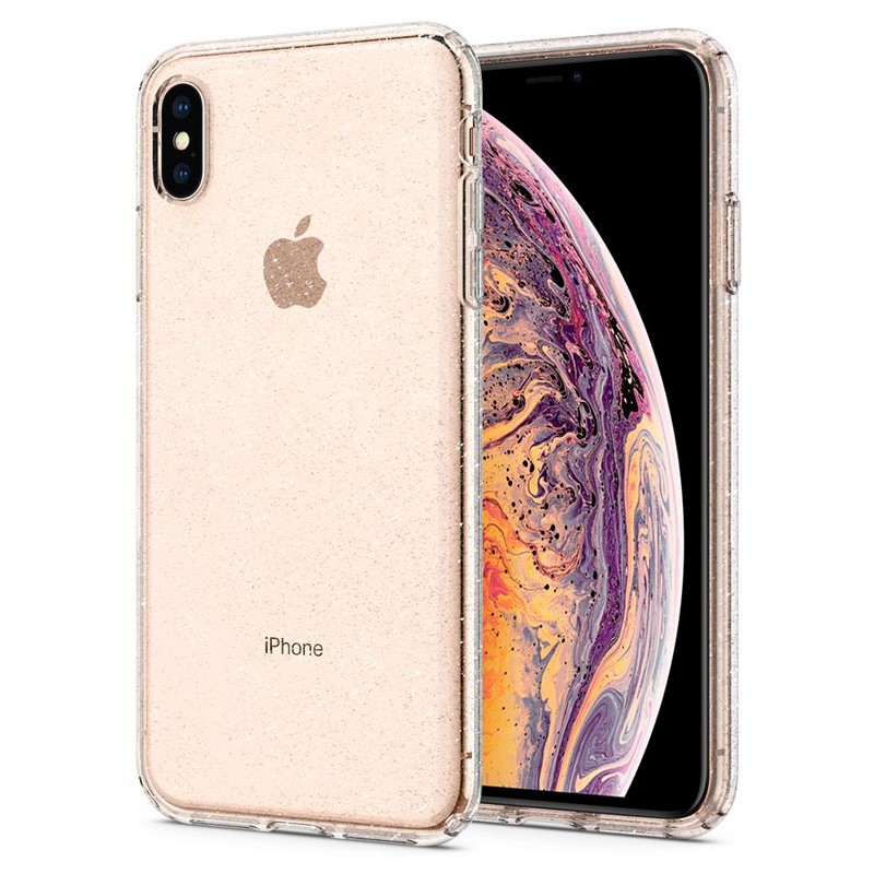 

Чехол для iPhone XS Max гелевый с блестками Spigen SGP Liquid Crystal Glitter прозрачный