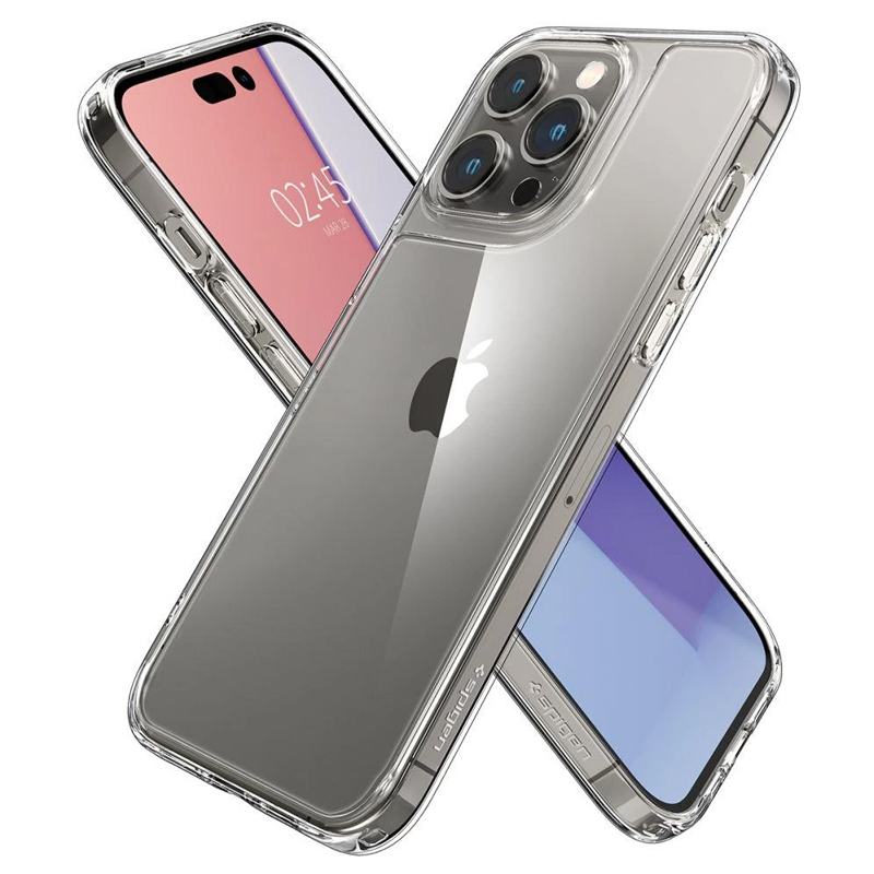 

Чехол для iPhone 14 Pro Max гибридный Spigen Quartz Hybrid прозрачный