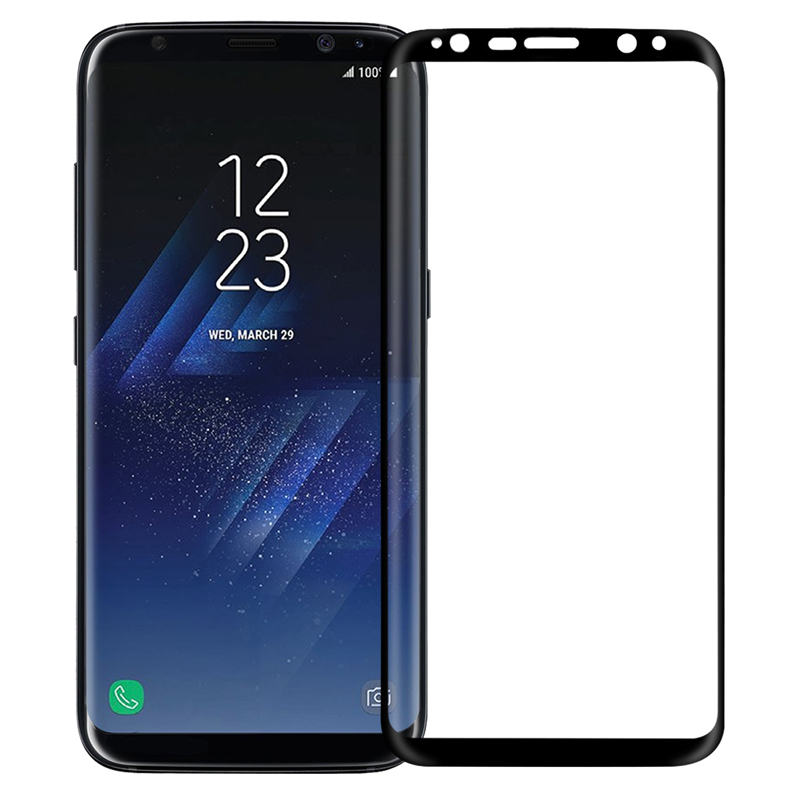 

Защитное стекло для Samsung Galaxy S8+ G955F на весь экран противоударное Nillkin 3D CP+ Max черное