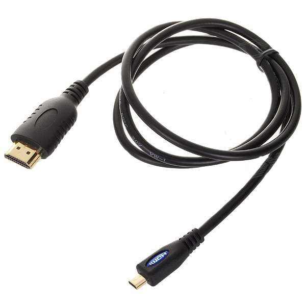 

Кабель MicroHDMI - HDMI (папа - папа) длина 1,8 м версия 1.4