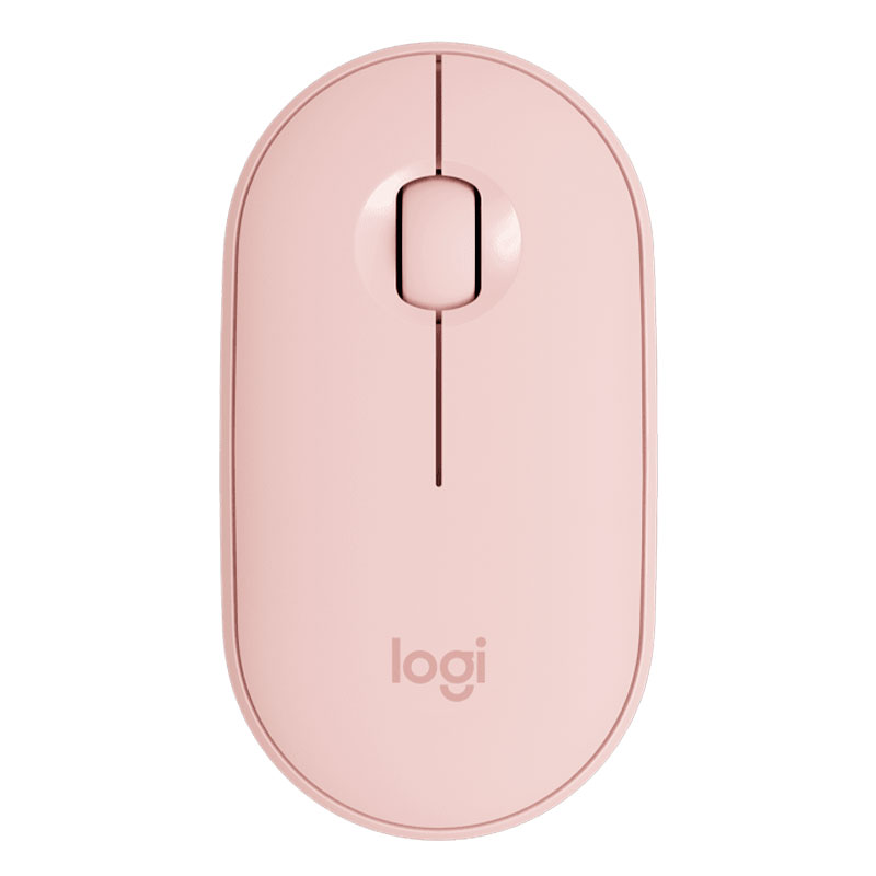 

Мышь беспроводная Bluetooth оптическая Logitech Pebble M350 розовая