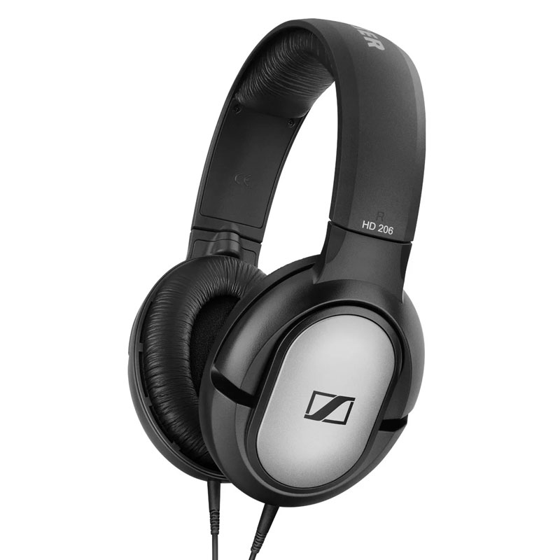 

Наушники Sennheiser HD 206 полноразмерные черно-серые