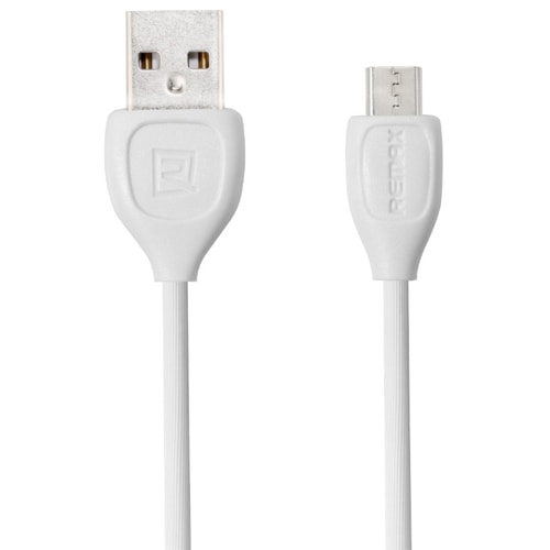 

Кабель USB - MicroUSB для зарядки 1 м 1.3А Remax Lesu белый