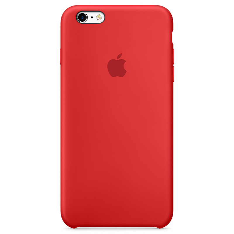 

Чехол для iPhone 6 Plus, 6S Plus силиконовый оригинальный Apple MKXM2ZM красный