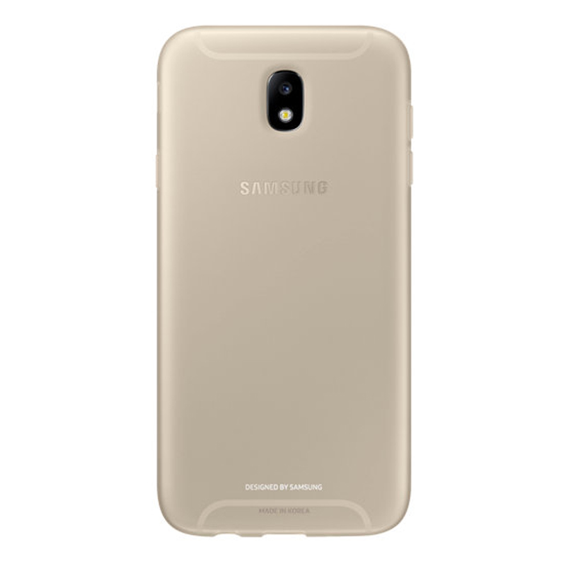 

Чехол для Samsung Galaxy J7 (2017), J7 Pro (2017) оригинальный Jelly Cover EF-AJ730TFEG золотистый