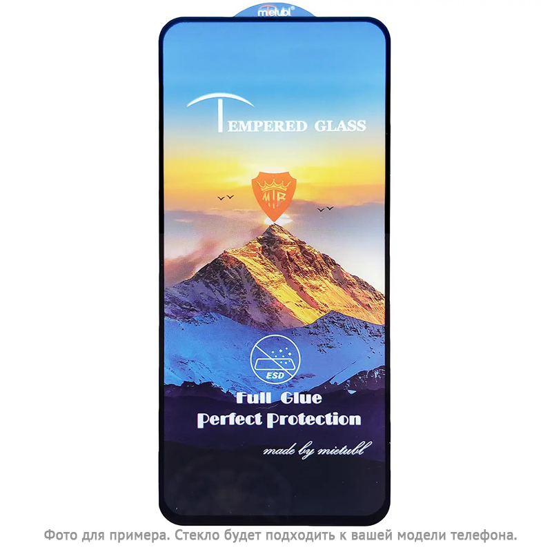 Защитное стекло для Samsung Galaxy A35 на весь экран противоударное Mietubl черное