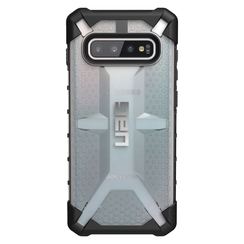 

Чехол для Samsung Galaxy S10+ G975 гибридный для экстремальной защиты Urban Armor Gear UAG Plasma прозрачный