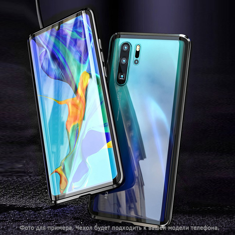 

Чехол для Huawei P30 Pro магнитный Wozinsky Magnetic прозрачно-черный