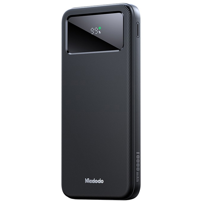 Внешний аккумулятор McDodo MC-4220 10000мАч (2 USB, Type-C, PD, QC, 22.5Вт) черный