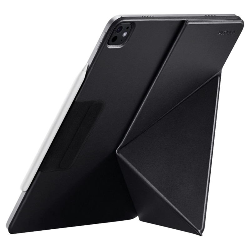 Чехол для iPad Pro 13 2024 кожаный книжка Pitaka MagEZ Folio 2 черный