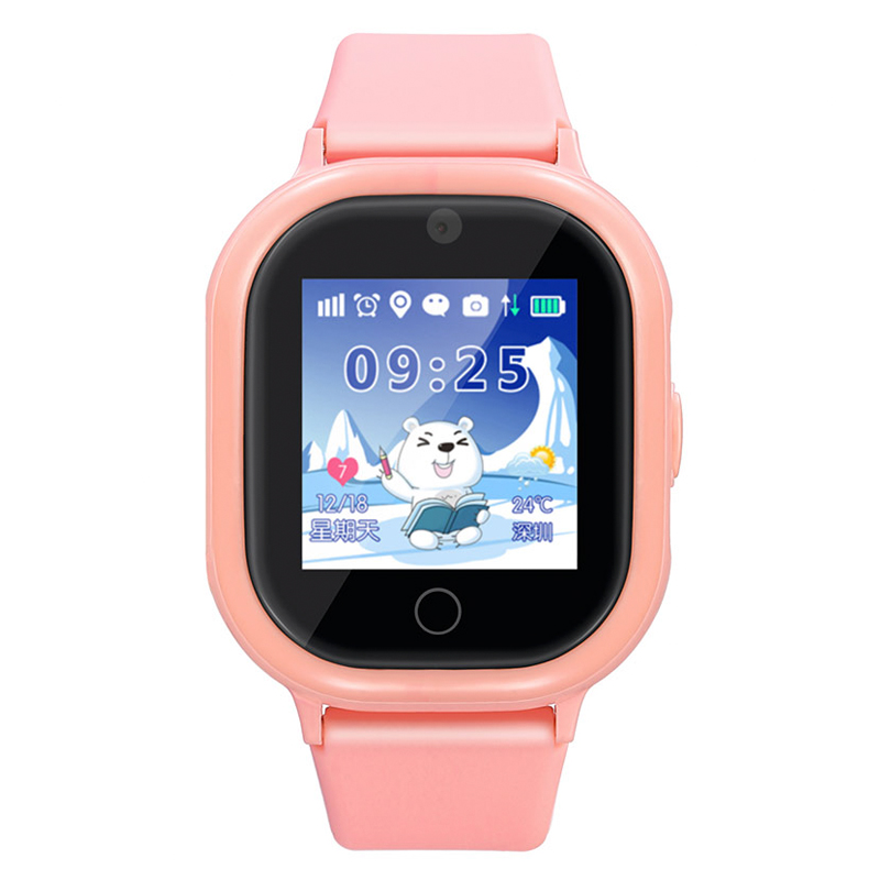 

Детские умные часы с GPS трекером и камерой Smart Baby Watch Q06 розовые