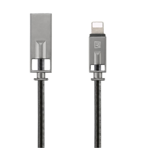 

Кабель USB - Lightning для зарядки iPhone 1 м 2.1А Remax Royalty черный