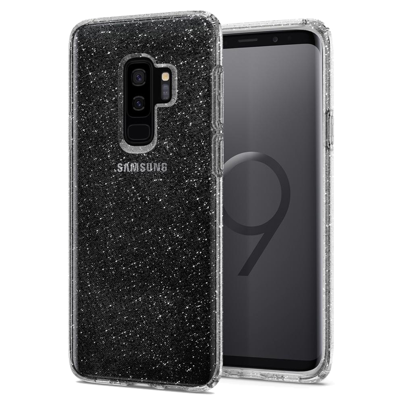 

Чехол для Samsung Galaxy S9+ гелевый с блестками Spigen SGP Liquid Crystal Glitter прозрачный