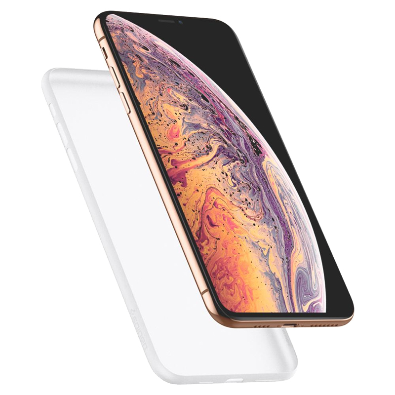 

ехол для iPhone XS Max пластиковый ультратонкий Spigen SGP AirSkin матовый прозрачный