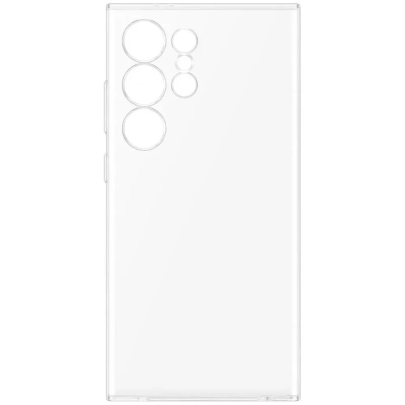 Чехол для Samsung Galaxy S24 Ultra силиконовый Clear Case прозрачный