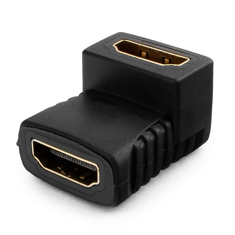 

Переходник HDMI-HDMI (HDMI мама - HDMI мама) угловой Cablexpert