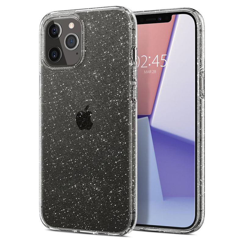 

Чехол для iPhone 12 Pro Max гелевый с блестками Spigen SGP Liquid Crystal Glitter прозрачный