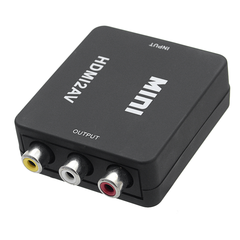 

Переходник (преобразователь) HDMI - 3RCA (папа - мама) с питанием от USB порта