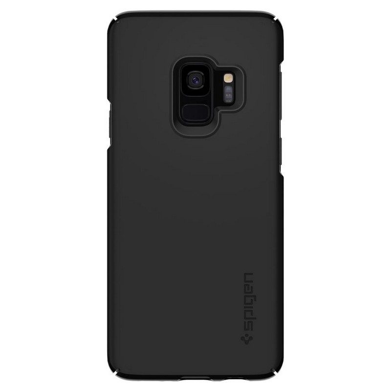 

Чехол для Samsung Galaxy S9 пластиковый тонкий Spigen SGP Thin Fit QNMP черный