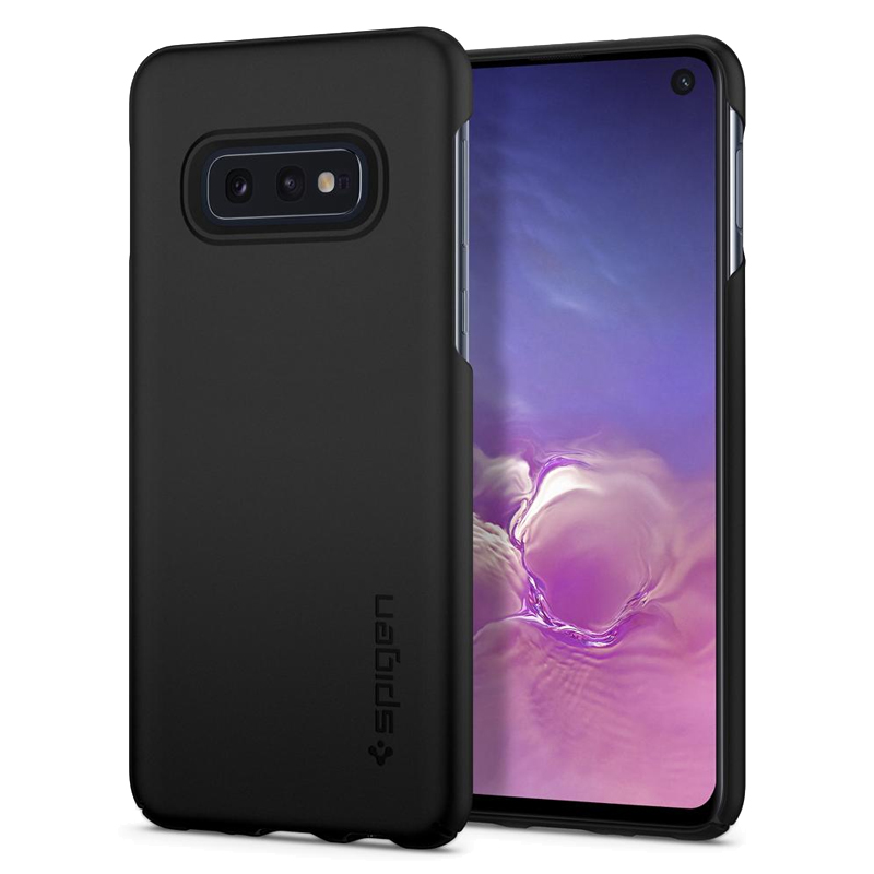 

Чехол для Samsung Galaxy S10e G970 пластиковый тонкий Spigen SGP Thin Fit черный