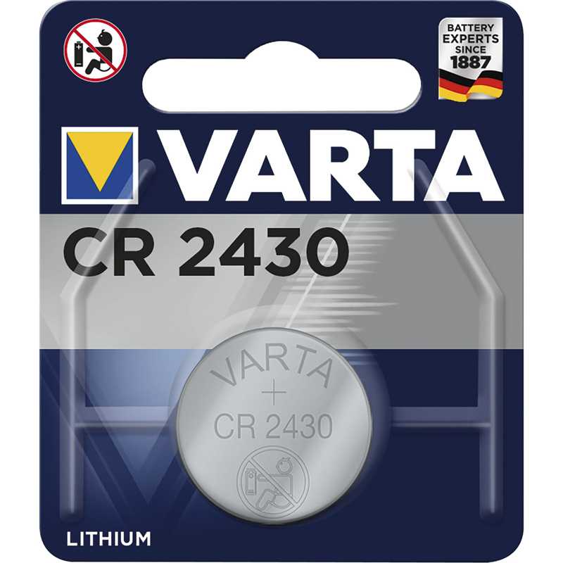 

Батарейка CR2430 литиевая Varta 1шт.