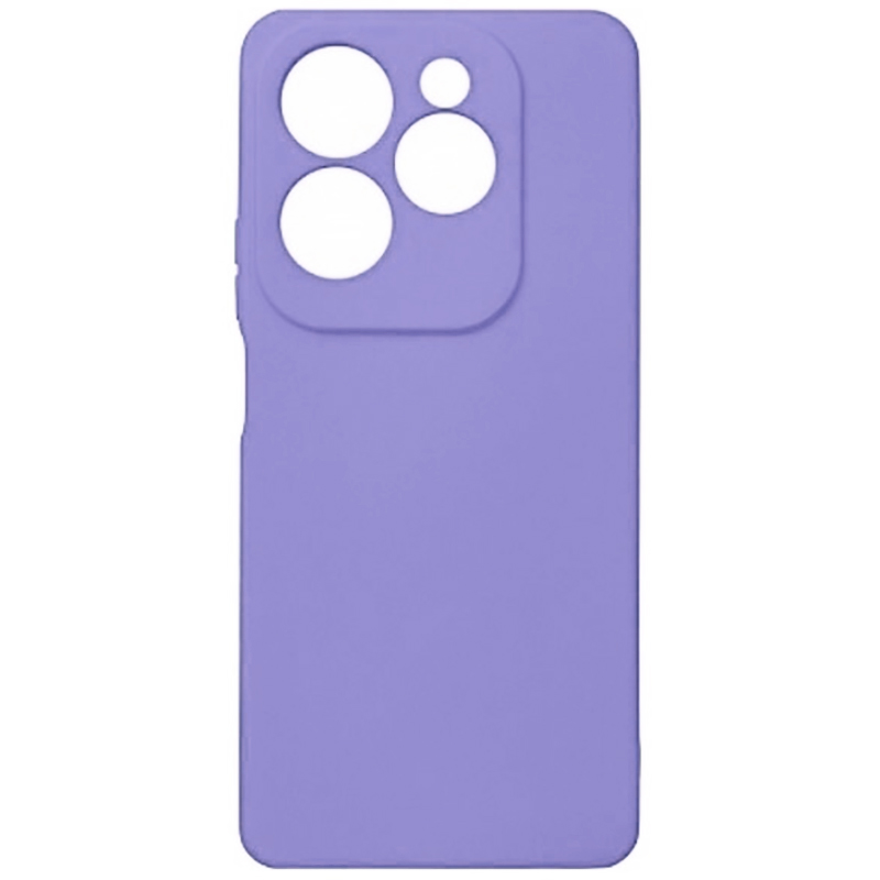 Чехол для Infinix Hot 40 силиконовый Color Soft Touch фиолетовый