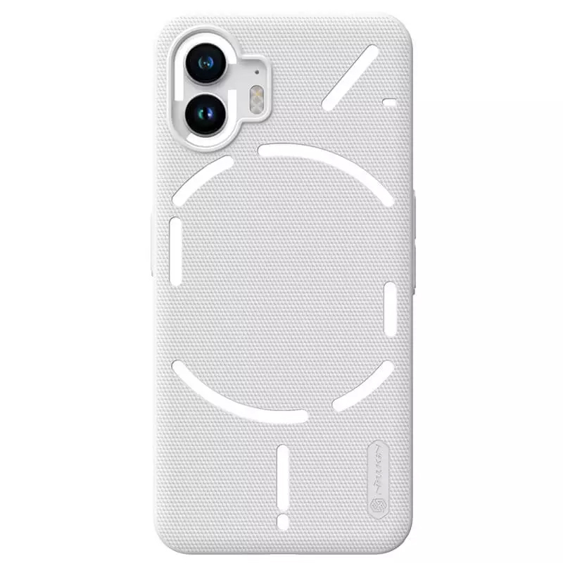 Чехол для Nothing Phone 2 пластиковый тонкий Nillkin Super Frosted белый