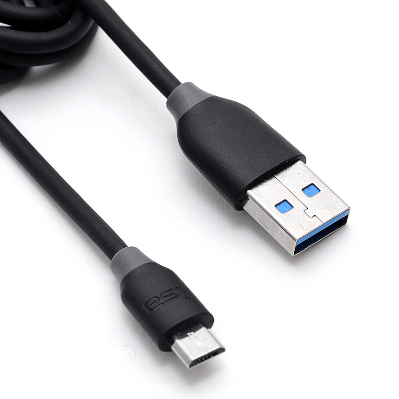 

Кабель USB - MicroUSB для зарядки 1 м 3А ISA Premium черный