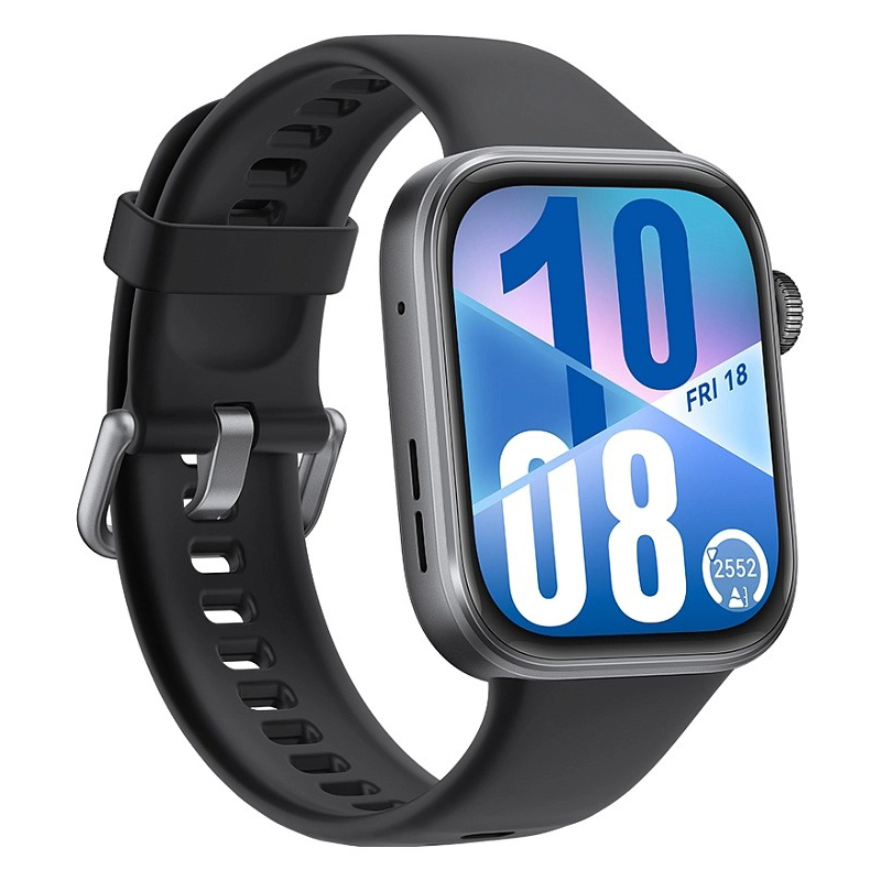 Умные часы Huawei Watch Fit 4 SYA-B09 с силиконовым ремешком черные