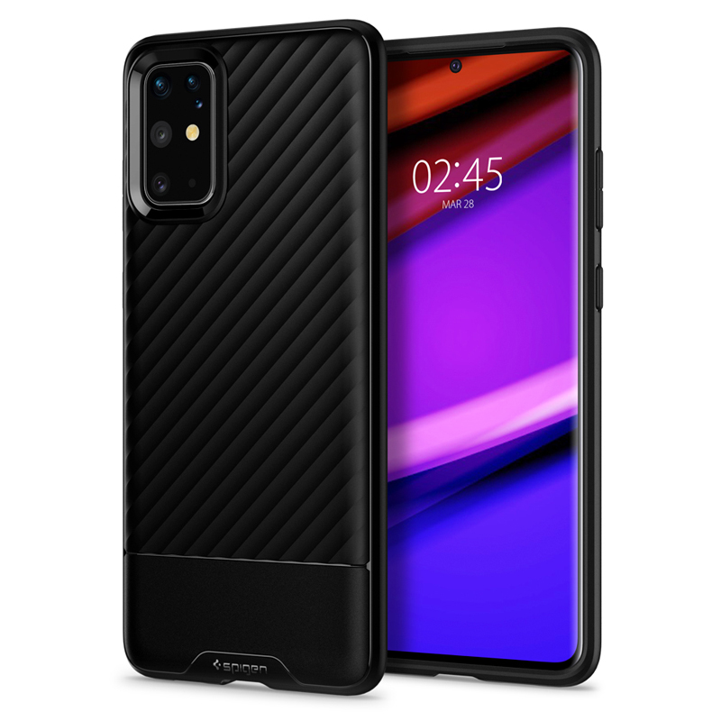 

Чехол для Samsung Galaxy S20+ гелевый Spigen SGP Core Armor черный