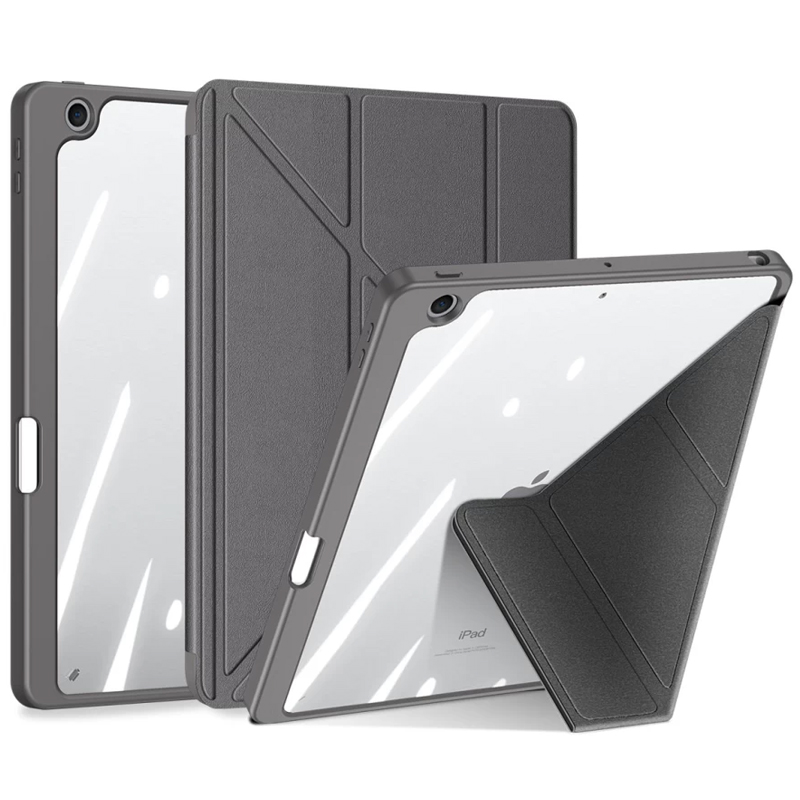 Чехол для iPad 10.9 2022 гибридный - книжка Dux Ducis Magi серый