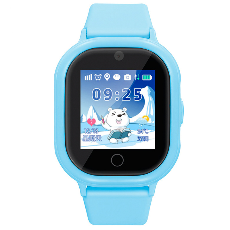 

Детские умные часы с GPS трекером и камерой Smart Baby Watch Q06 голубые