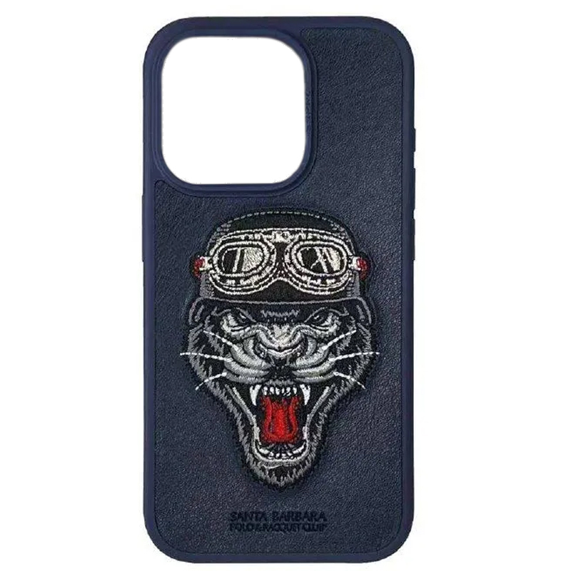 Чехол для iPhone 15 гибридный Santa Barbara Polo & Racquet Club Patti синий